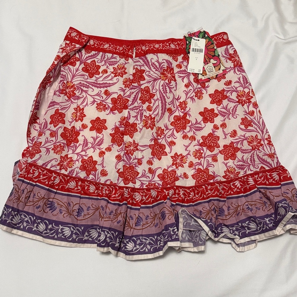 FARM Rio Printed Ruffle Wrap Mini Skirt - Picture 3 of 8